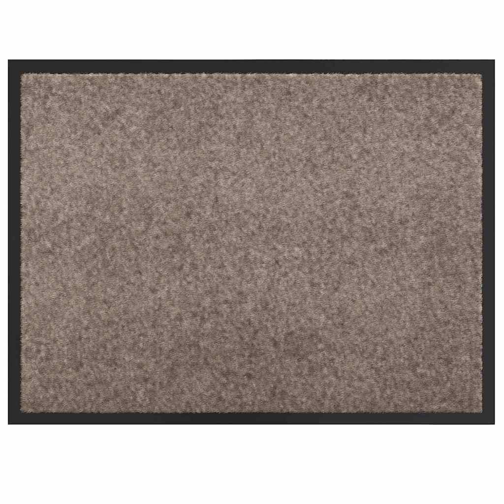 Tappetino Beige 60 x 40 x 1.2 cm Tessuto Teddy