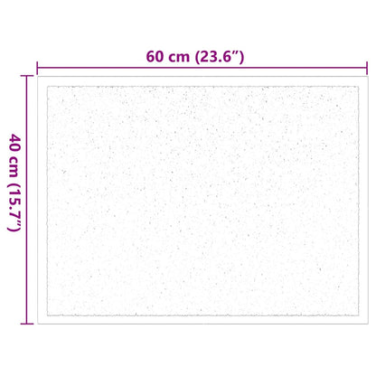 Tappetino Bordò 60 x 40 x 1.2 cm Tessuto Teddy