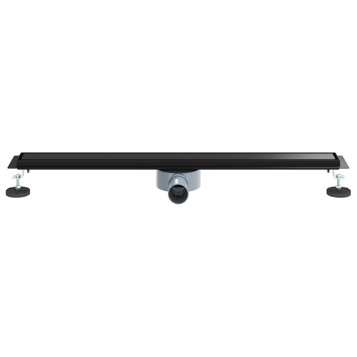 Scarico doccia 2-in-1 con sifone a 360° Nero 80 cm