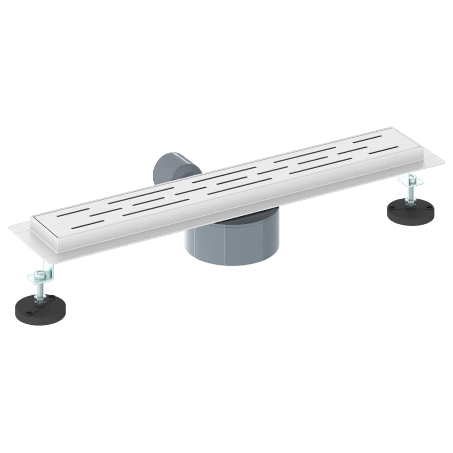 Scarico doccia con copertura in vetro e sifone a 360° 50 cm | homemem39