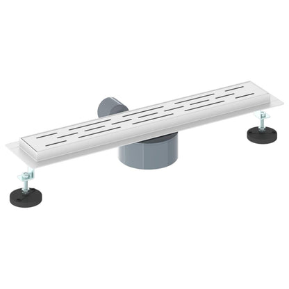 Scarico doccia con copertura in vetro e sifone a 360° 50 cm | homemem39