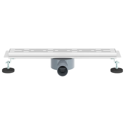 Scarico doccia con copertura in vetro e sifone a 360° 50 cm | homemem39