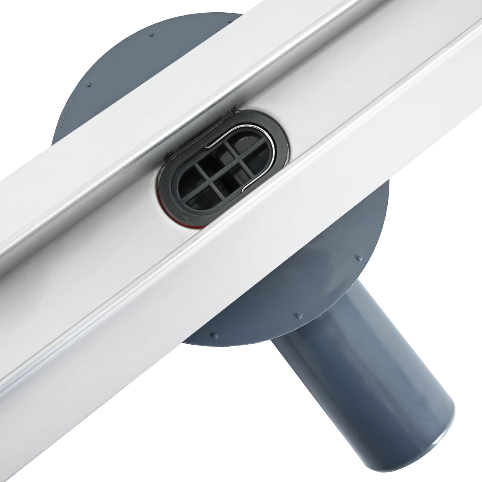 Scolascale per doccia a 360° con modello slim Argento 60 cm | homemem39