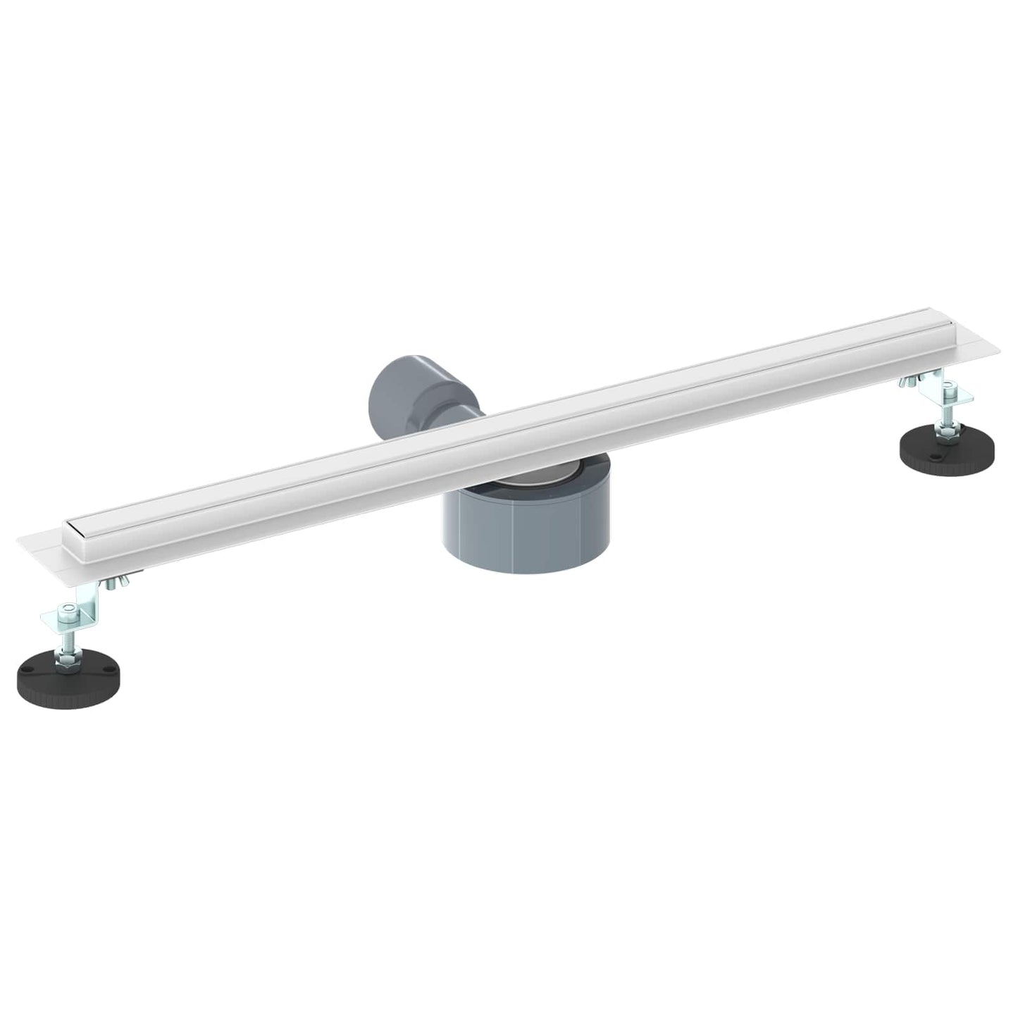 Scolascale per doccia a 360° con modello slim Argento 60 cm | homemem39