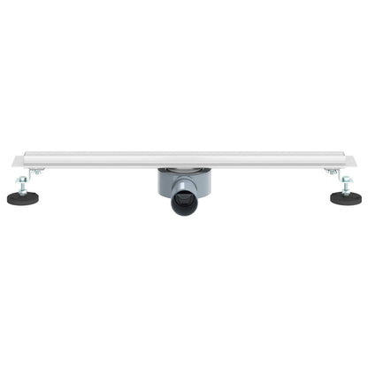 Scolascale per doccia a 360° con modello slim Argento 60 cm