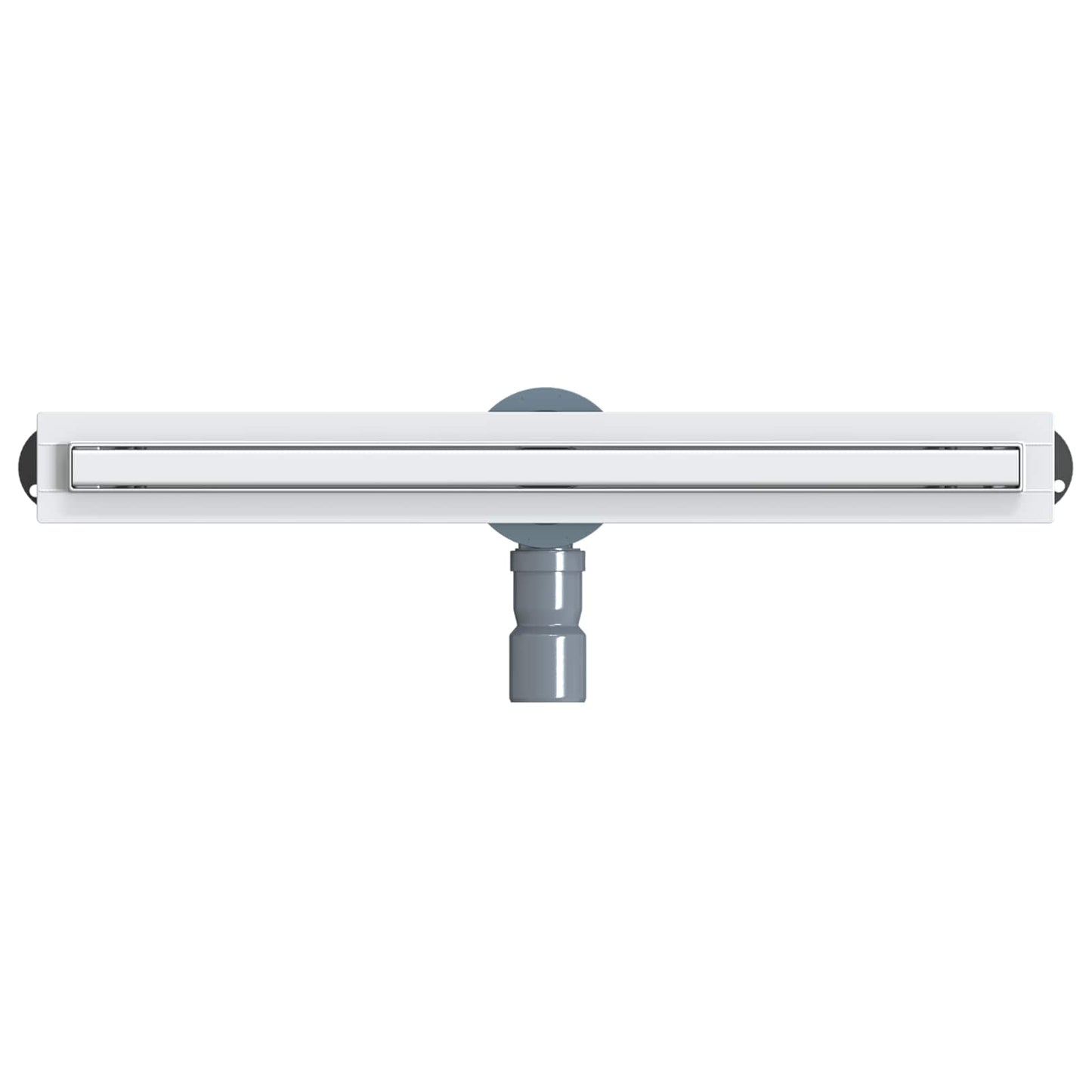 Scolascale per doccia a 360° con modello slim Argento 60 cm