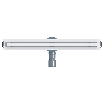 Scolascale per doccia a 360° con modello slim Argento 60 cm
