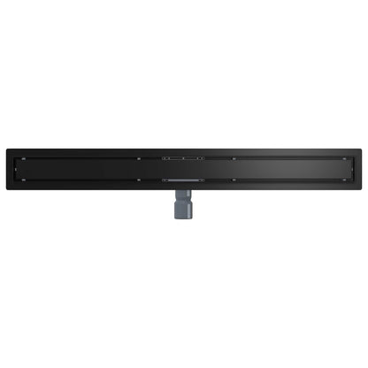 Drenaggio doccia 2 in 1 Nero 100 cm Acciaio Inox 304 | homemem39
