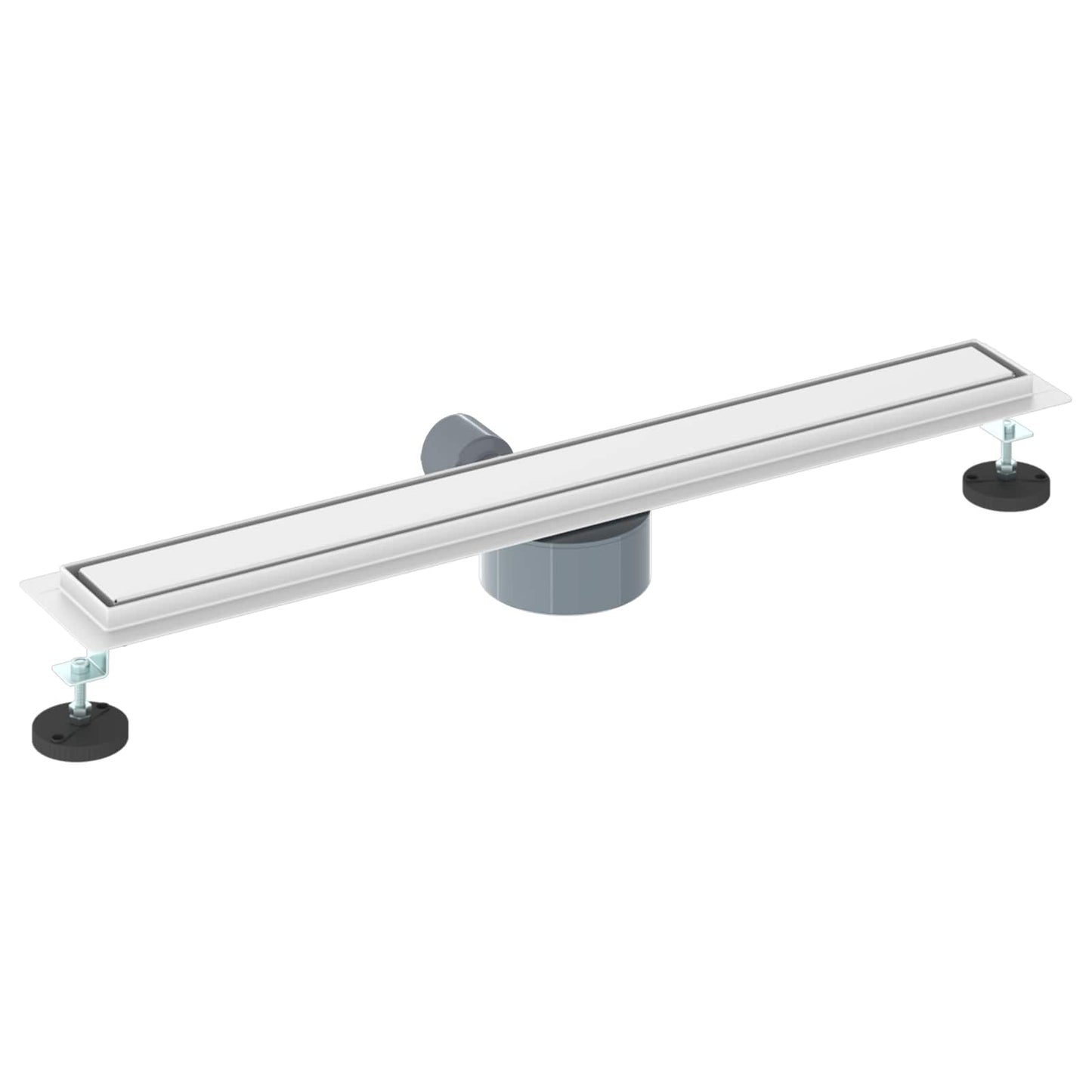 Scarico doccia 2-in-1 con sifone a 360° Argento 70 cm | homemem39