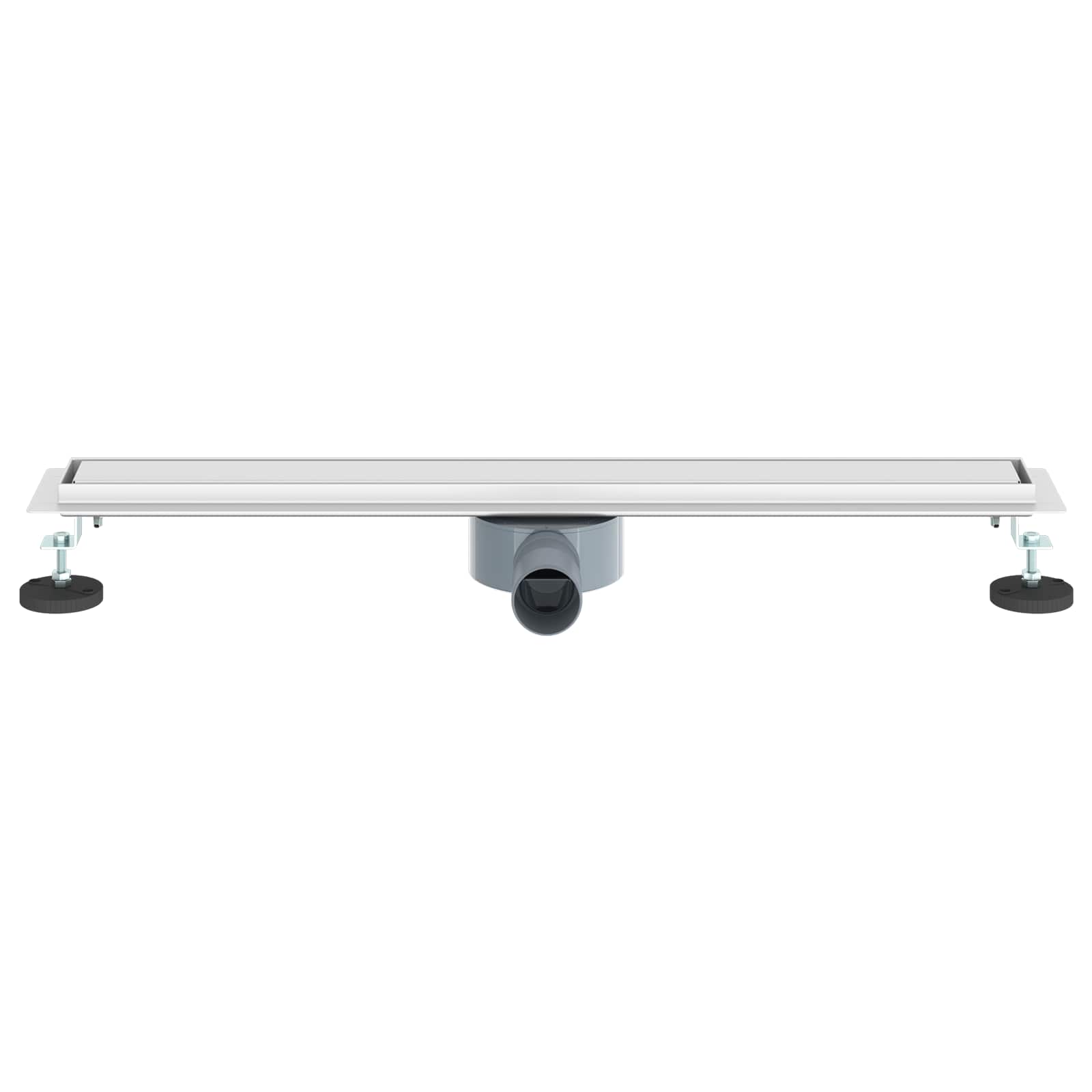 Scarico doccia 2-in-1 con sifone a 360° Argento 70 cm | homemem39