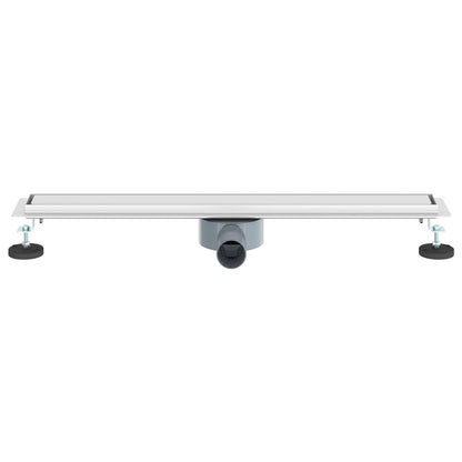 Scarico doccia 2-in-1 con sifone a 360° Argento 70 cm | homemem39