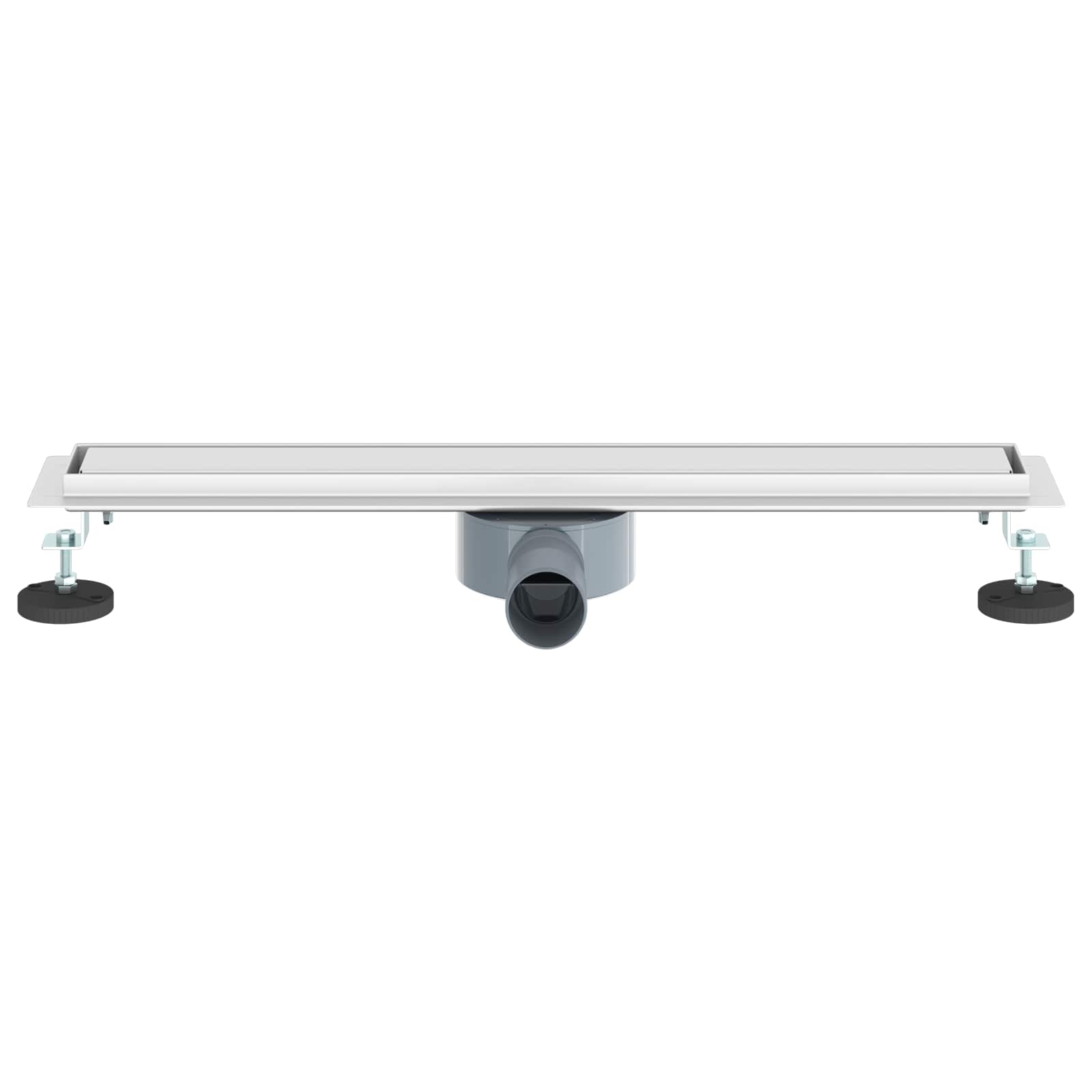 Scarico doccia 2-in-1 con sifone a 360° Argento 60 cm | homemem39