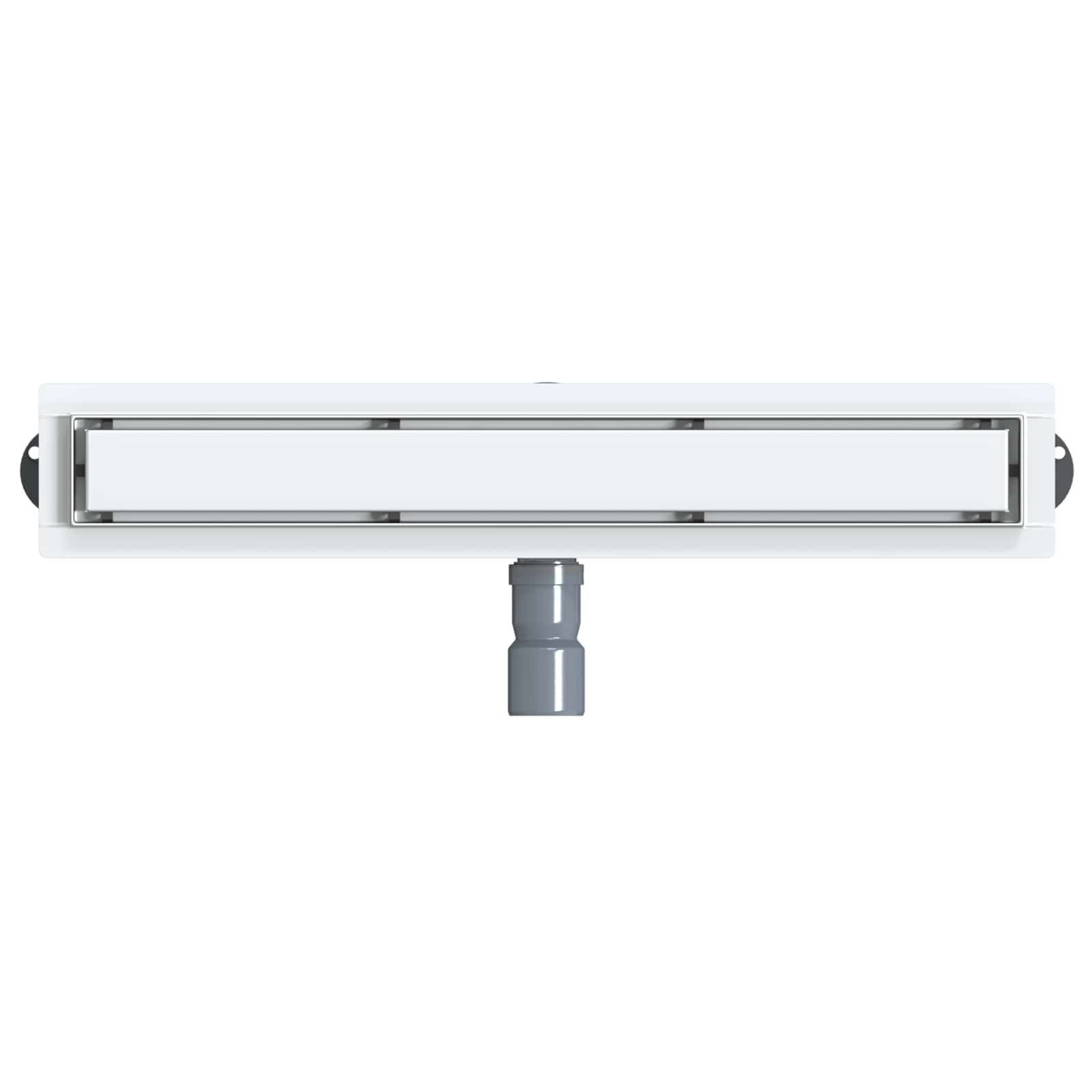 Scarico doccia 2-in-1 con sifone a 360° Argento 60 cm | homemem39