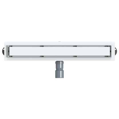 Scarico doccia 2-in-1 con sifone a 360° Argento 60 cm | homemem39