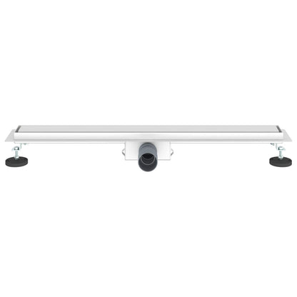 Drenaggio doccia 2 in 1 Argento 80 cm Acciaio Inox 304