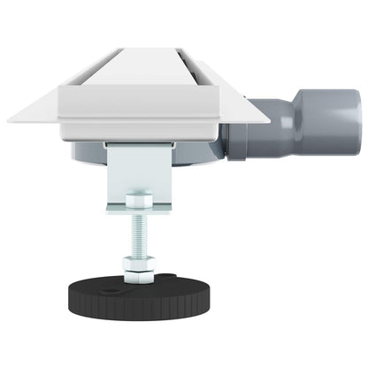 Scarico doccia 2-in-1 con sifone a 360° Argento 100 cm | homemem39