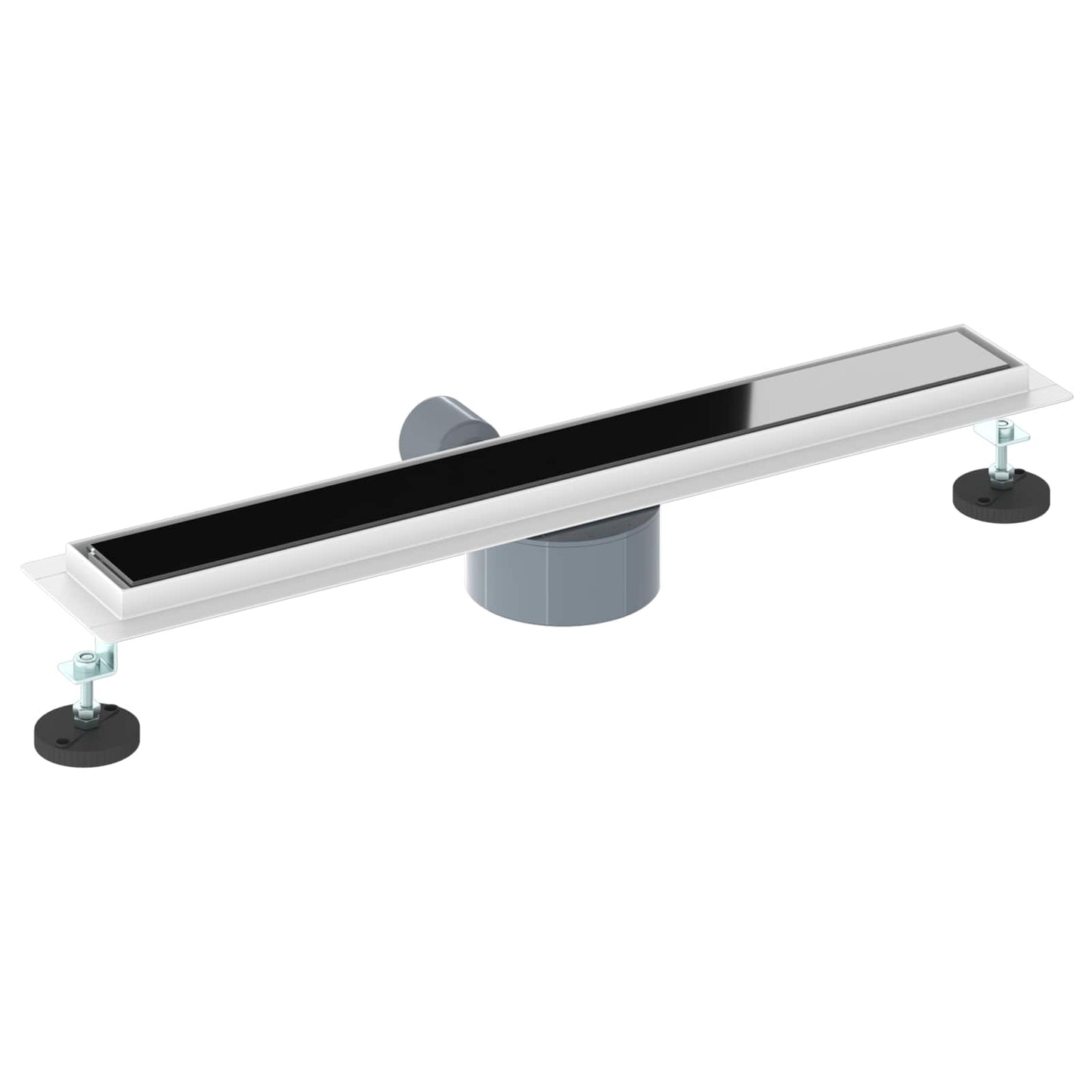 Scarico doccia con copertura in vetro e sifone a 360° 60 cm