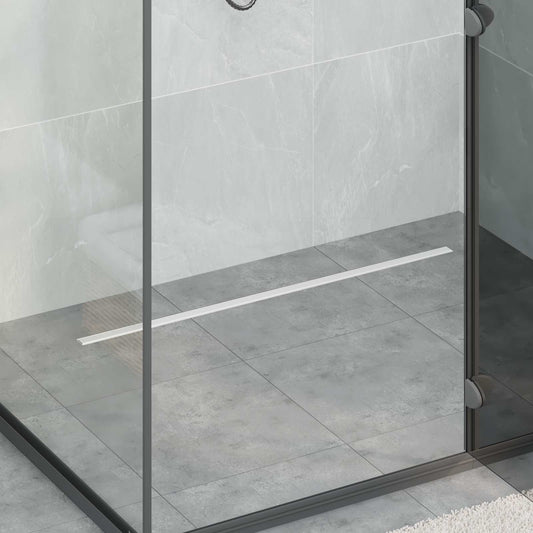 Scolascale per doccia a 360° con modello slim Argento 90 cm | homemem39