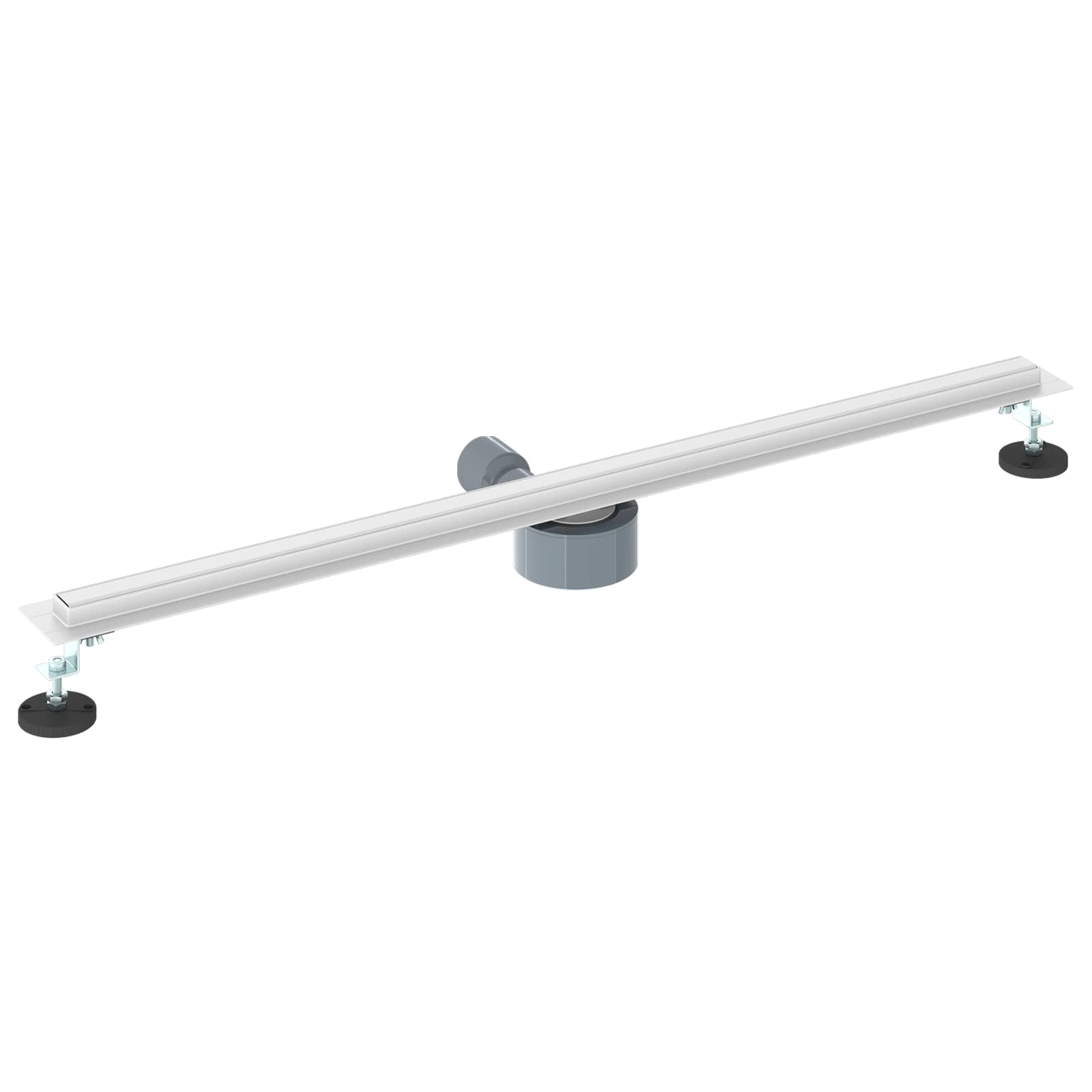 Scolascale per doccia a 360° con modello slim Argento 90 cm | homemem39