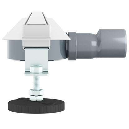 Scolascale per doccia a 360° con modello slim Argento 90 cm | homemem39