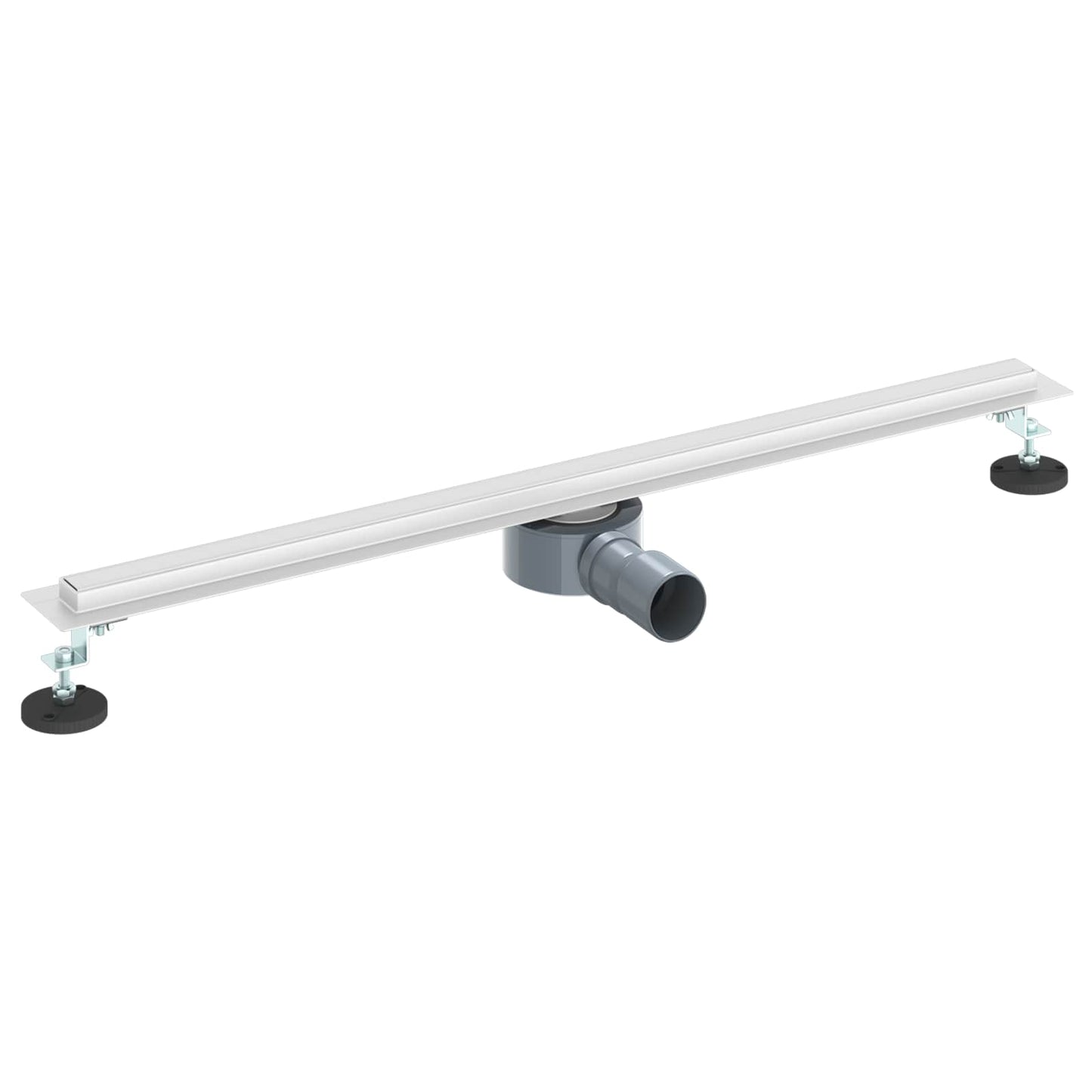 Scolascale per doccia a 360° con modello slim Argento 80 cm | homemem39