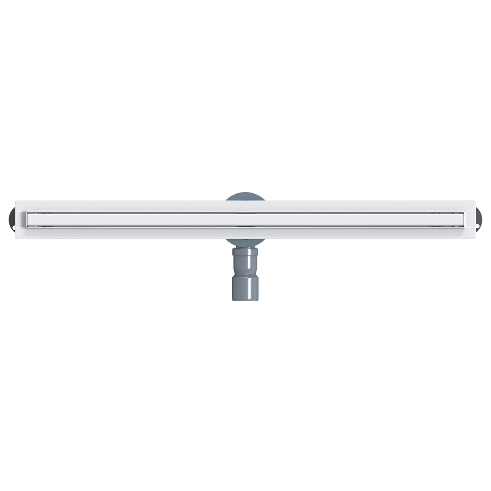 Scolascale per doccia a 360° con modello slim Argento 80 cm | homemem39