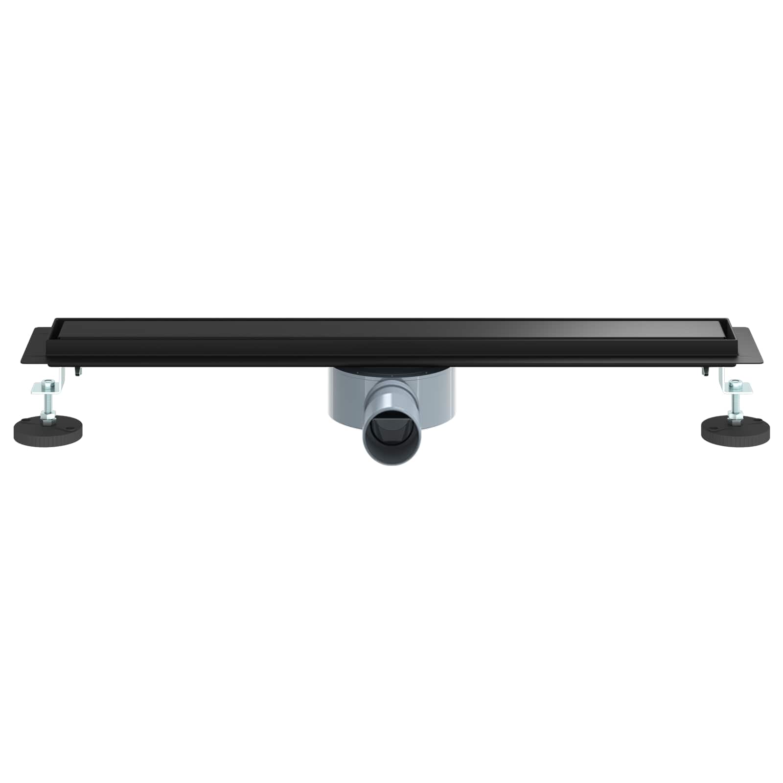 Scarico doccia 2-in-1 con sifone a 360° Nero 60 cm | homemem39