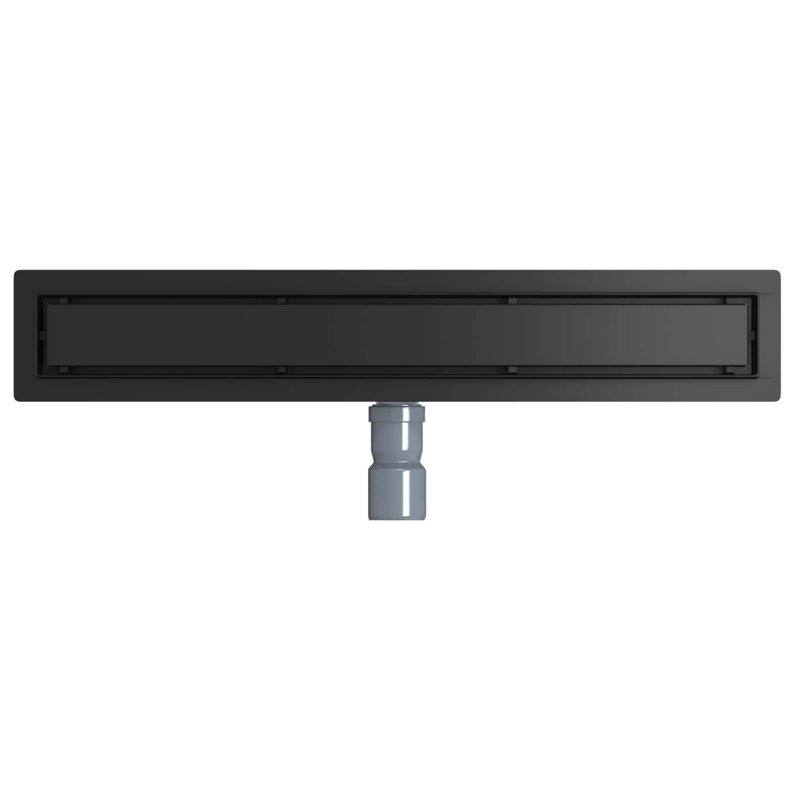 Scarico doccia 2-in-1 con sifone a 360° Nero 60 cm | homemem39