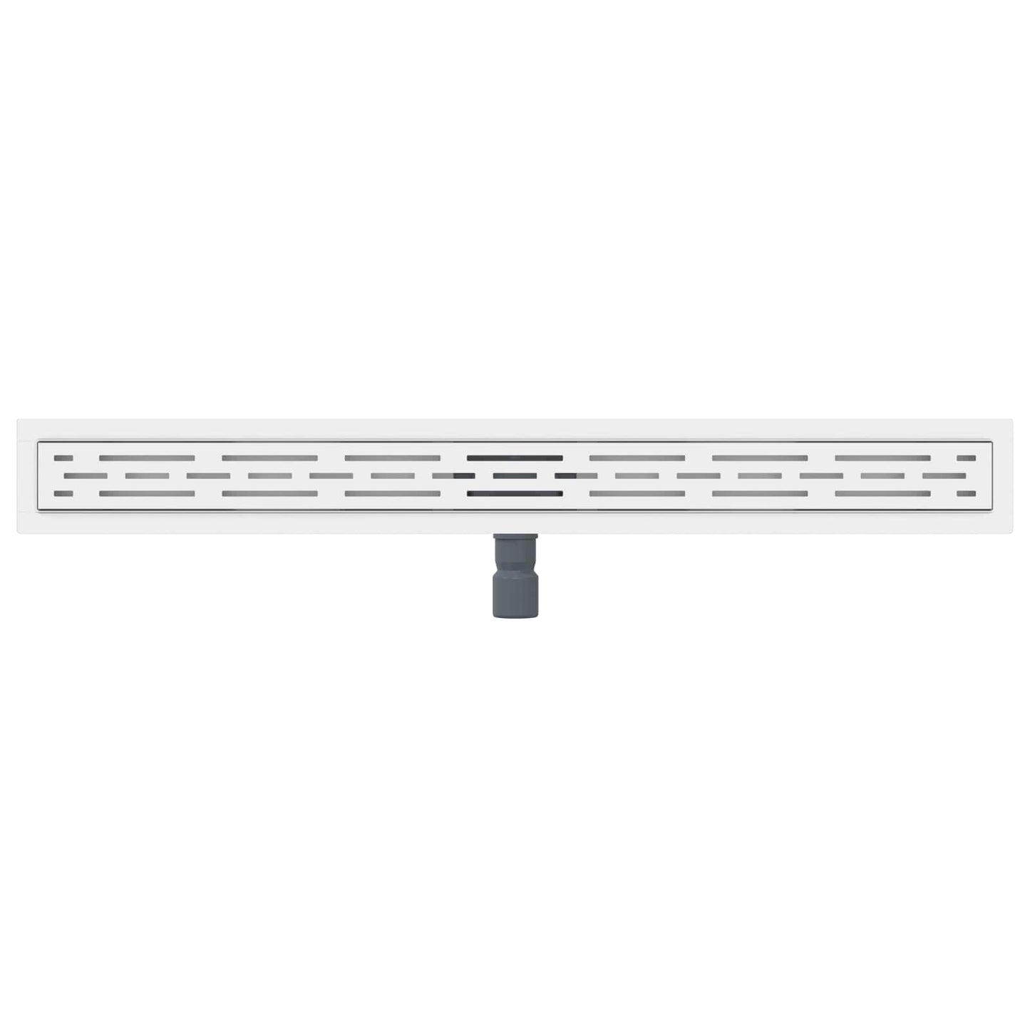 Drenaggio doccia con design a striscia Argento 90 cm | homemem39