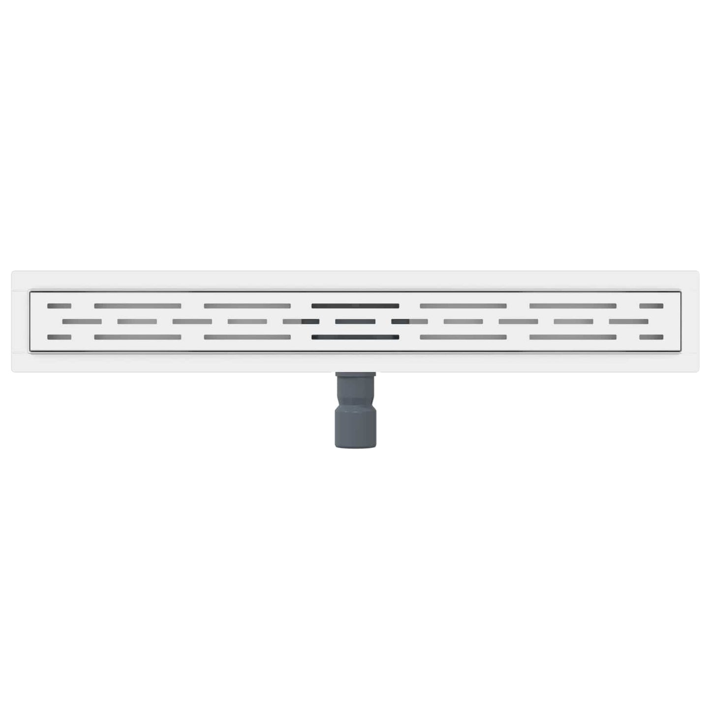 Drenaggio doccia con design a striscia Argento 70 cm | homemem39