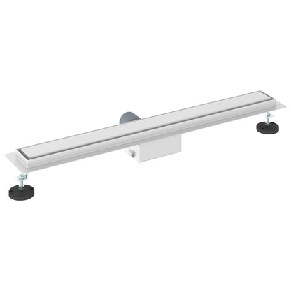 Drenaggio doccia 2 in 1 Argento 70 cm Acciaio Inox 304
