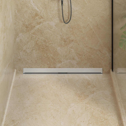 Scarico Doccia da Parete Argento 90 cm Acciaio Inox 304
