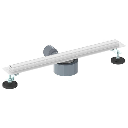 Scolascale per doccia a 360° con modello slim Argento 50 cm | homemem39