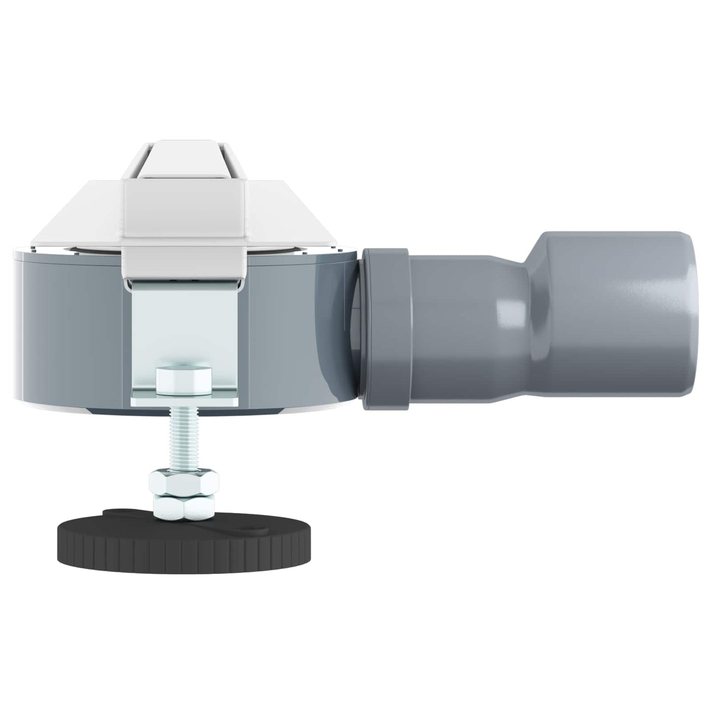 Scolascale per doccia a 360° con modello slim Argento 50 cm | homemem39