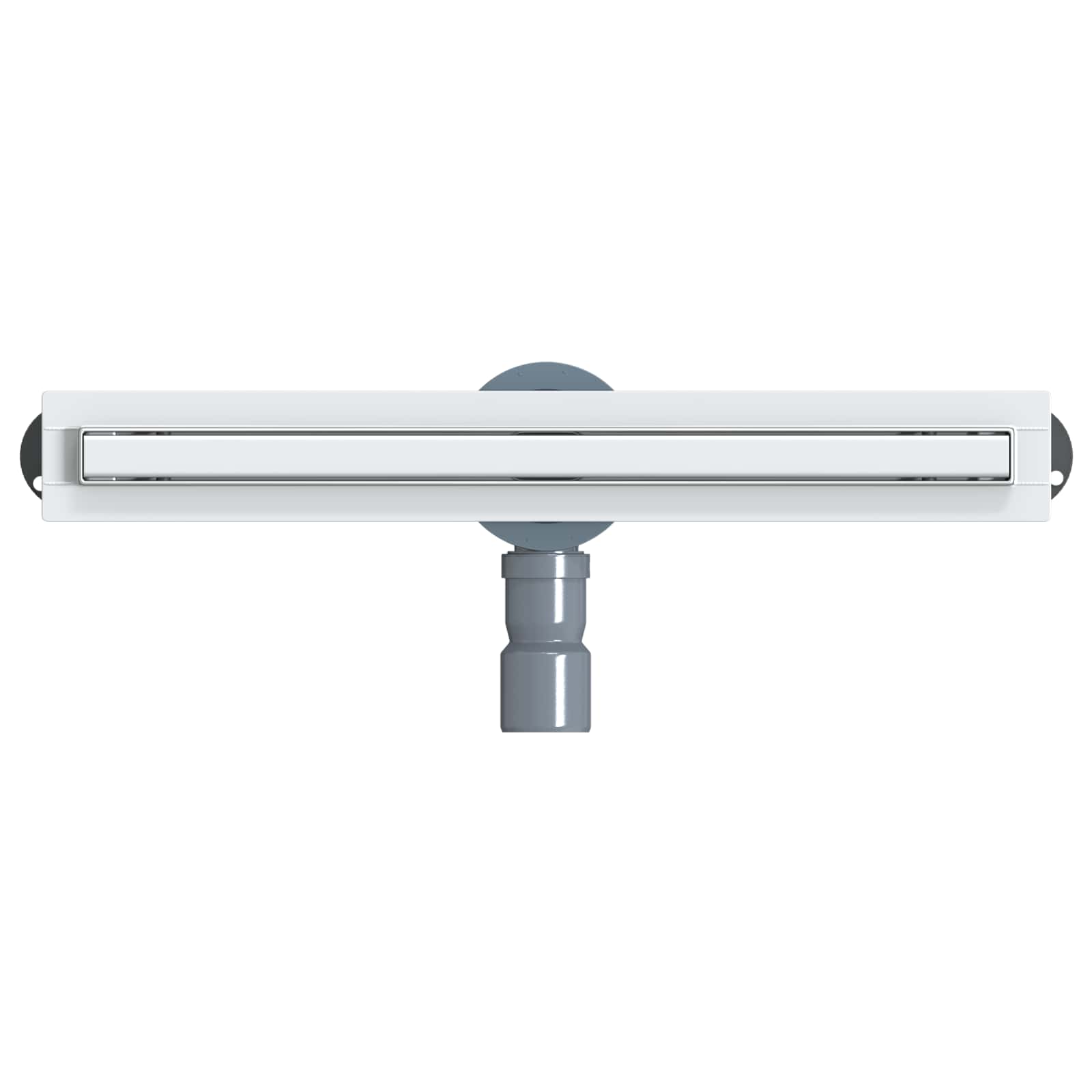 Scolascale per doccia a 360° con modello slim Argento 50 cm | homemem39