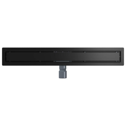 Drenaggio doccia 2 in 1 Nero 70 cm Acciaio Inox 304 | homemem39