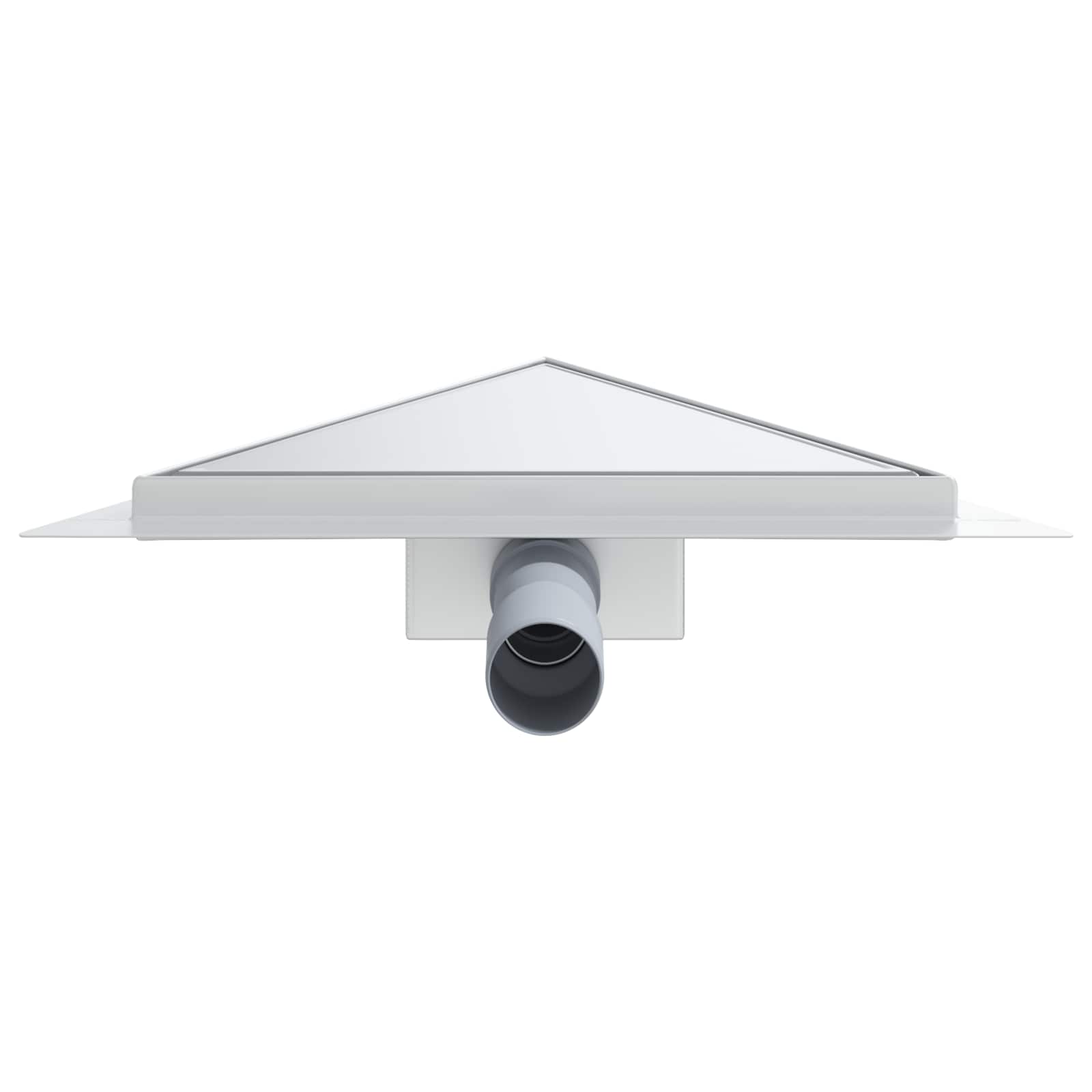Scarico Doccia Triangolare 2 in 1 Argento 32 x 32 x 7,5 cm | homemem39