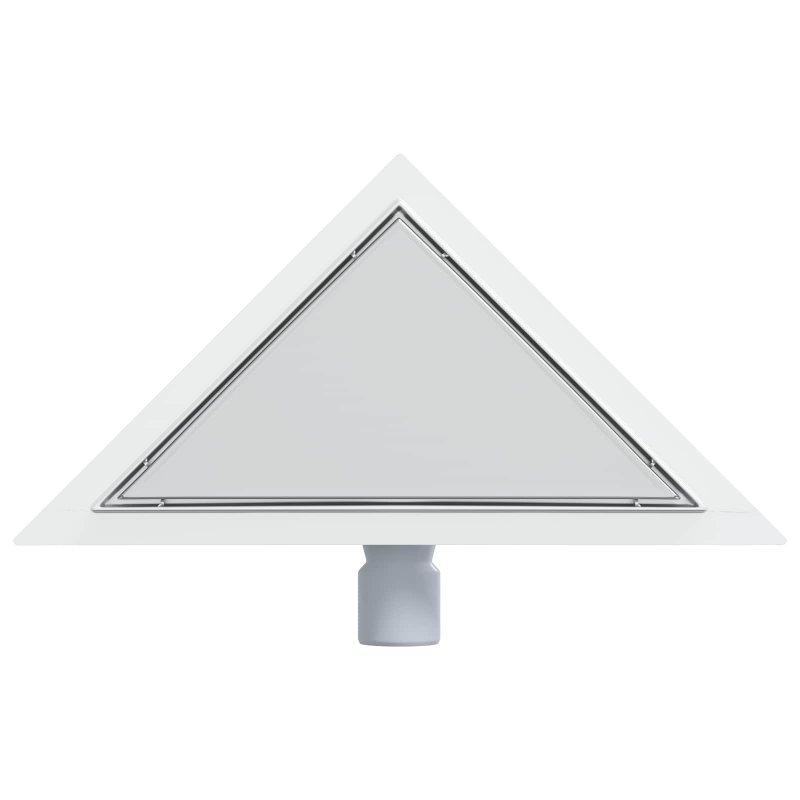 Scarico Doccia Triangolare 2 in 1 Argento 32 x 32 x 7,5 cm | homemem39