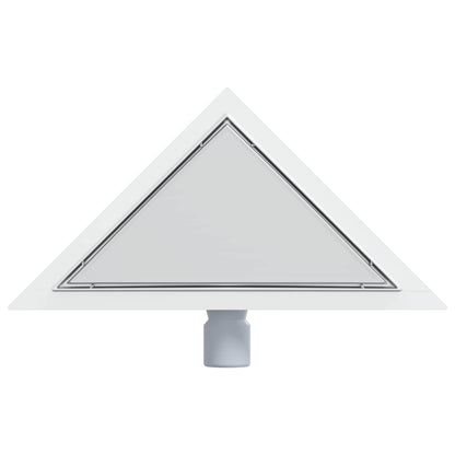Scarico Doccia Triangolare 2 in 1 Argento 32 x 32 x 7,5 cm | homemem39