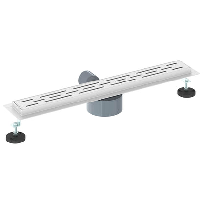 Scarico doccia con copertura in vetro e sifone a 360° 60 cm | homemem39