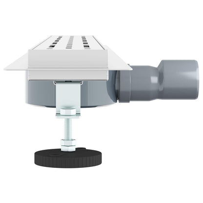 Scarico doccia con copertura in vetro e sifone a 360° 70 cm | homemem39