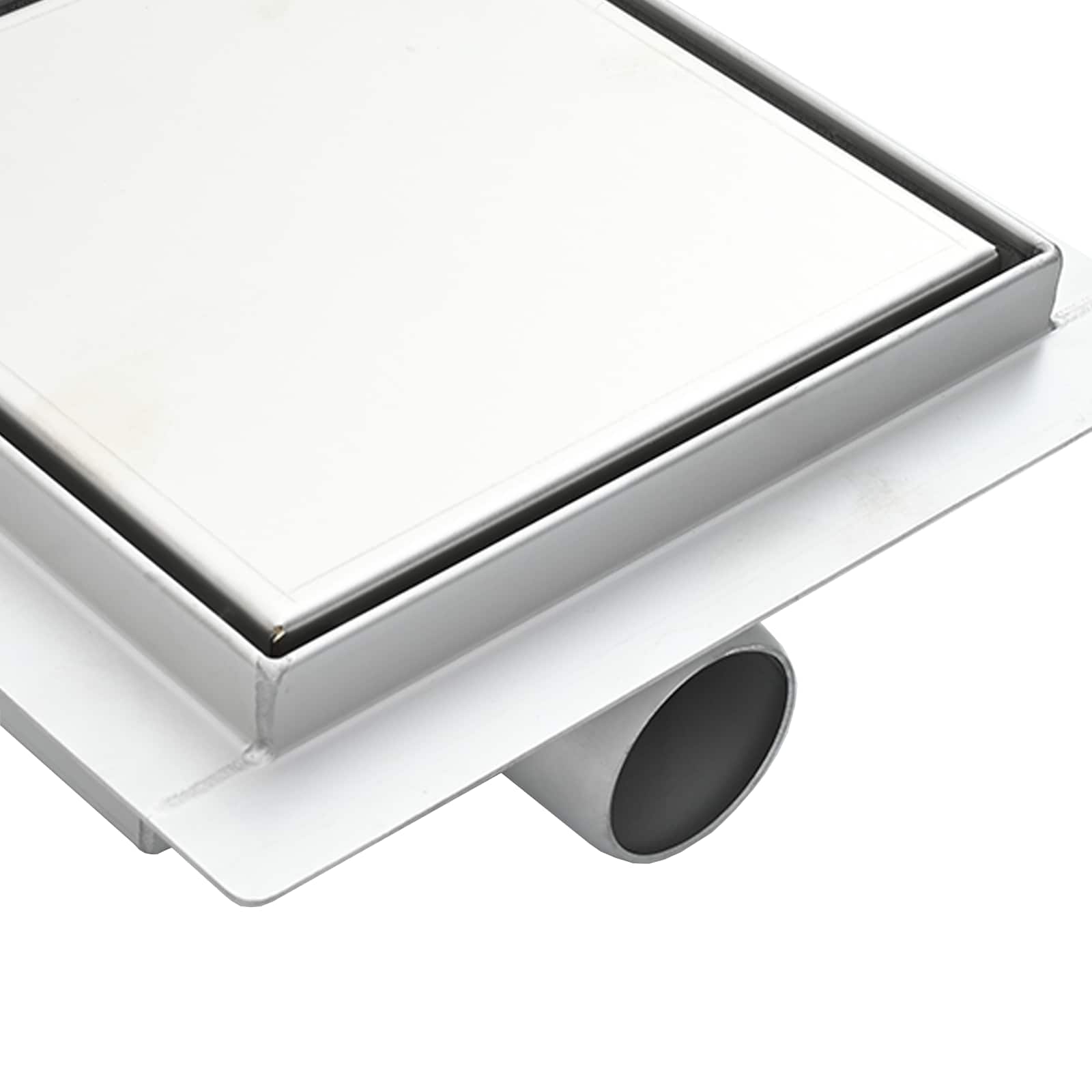 Drenaggio doccia 2 in 1 Argento 15 x 15 cm Acciaio Inox 304 | homemem39