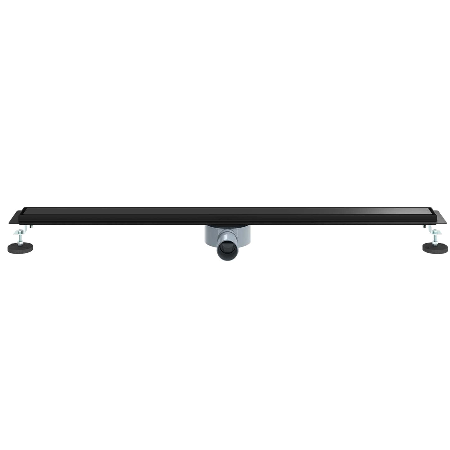 Scarico doccia 2-in-1 con sifone a 360° Nero 100 cm