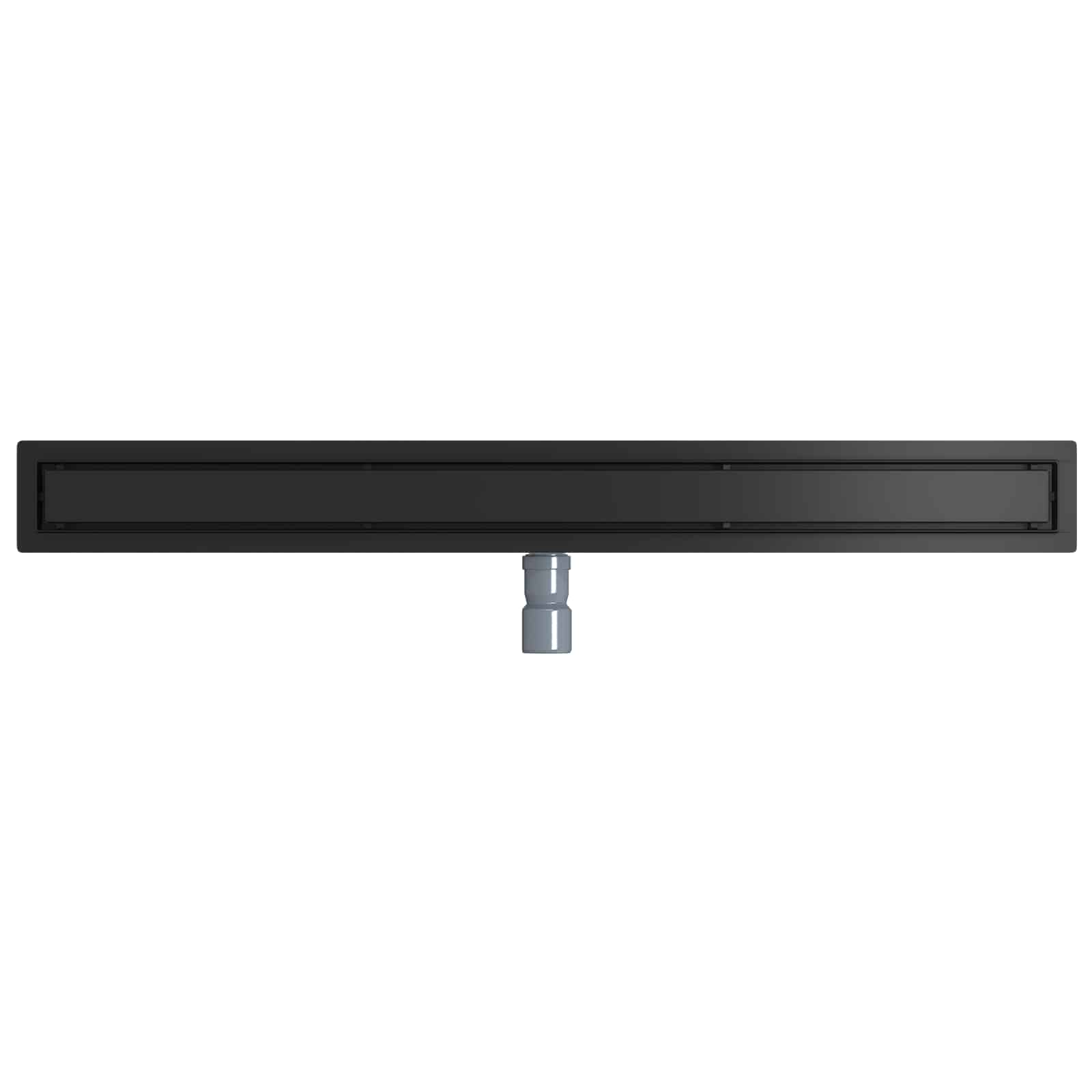 Scarico doccia 2-in-1 con sifone a 360° Nero 100 cm | homemem39