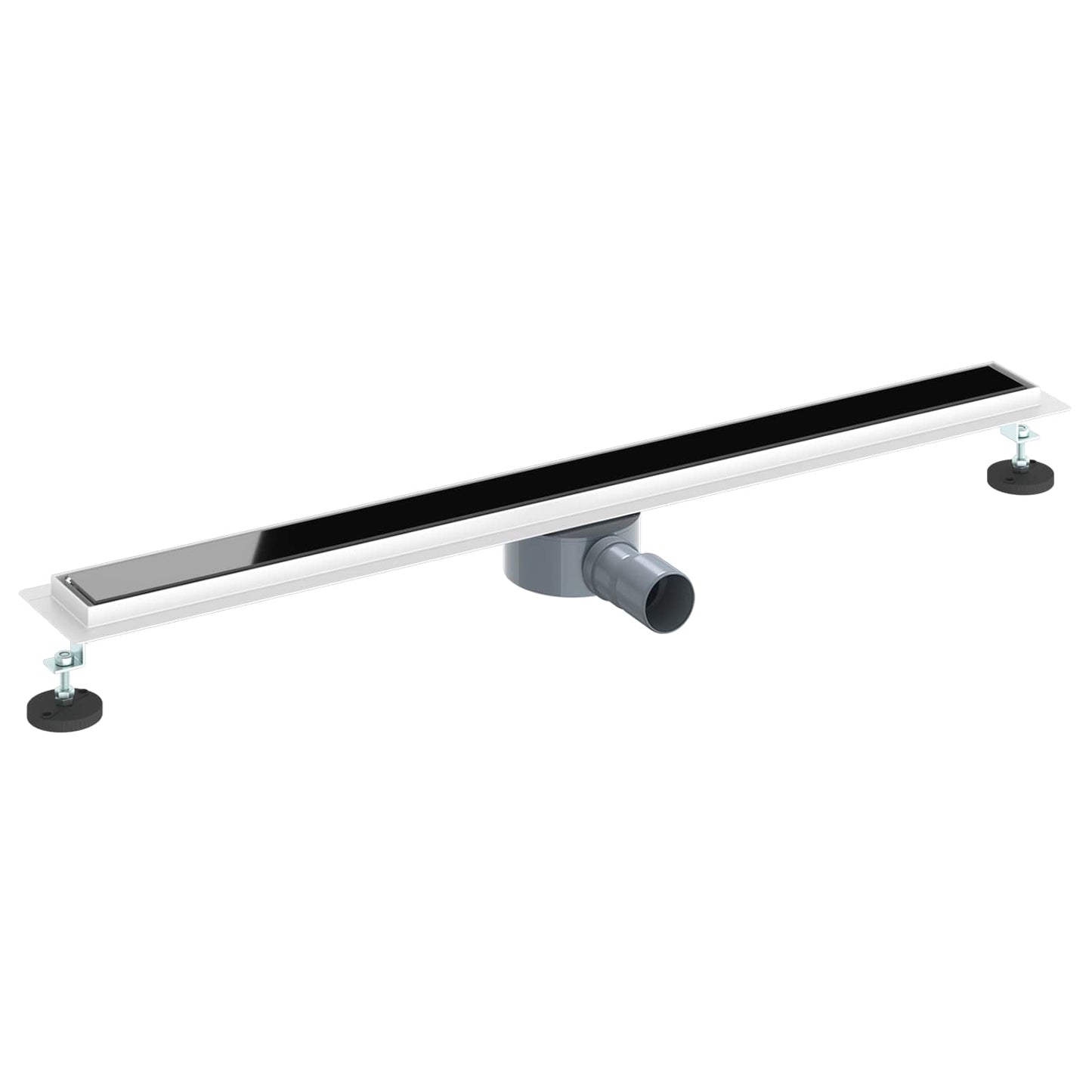 Scarico doccia con copertura in vetro e sifone a 360° 90 cm | homemem39