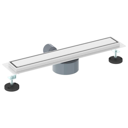 Scarico doccia 2-in-1 con sifone a 360° Argento