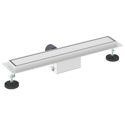 Drenaggio doccia 2 in 1 Argento 60 cm Acciaio Inox 304