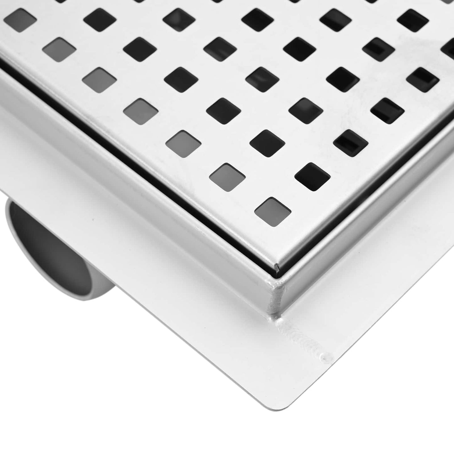 Scarico doccia a pois Argento 15 x 15 cm Acciaio Inox 304 | homemem39