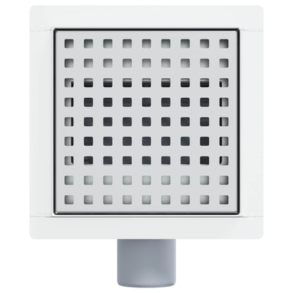 Scarico doccia a pois Argento 15 x 15 cm Acciaio Inox 304 | homemem39