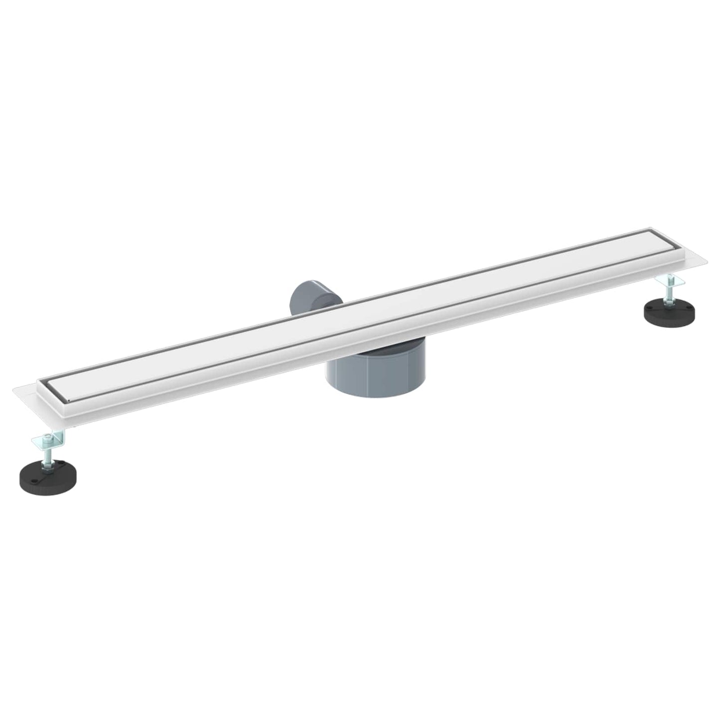 Scarico doccia 2-in-1 con sifone a 360° Argento 80 cm | homemem39